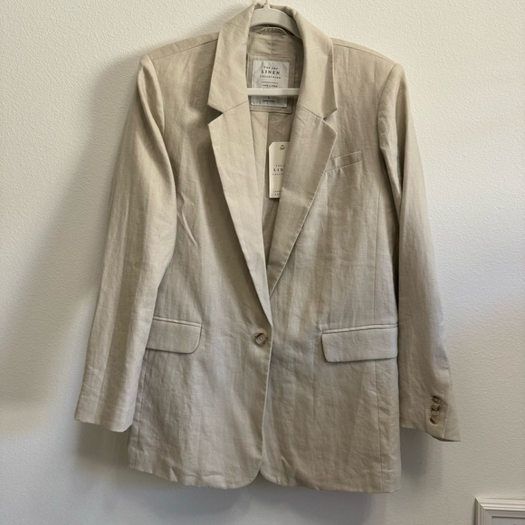 NWT | Abercrombie Linen Blazer | Large - Picture 2 of 8